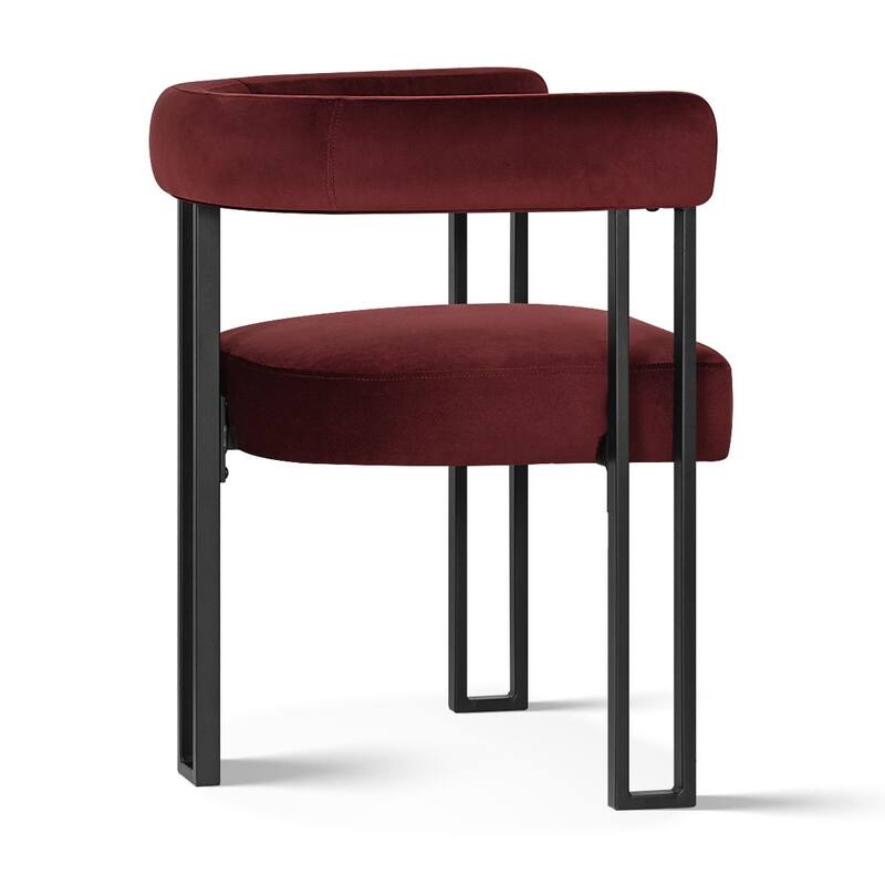 Upholstered Velvet Armchair (Set of 2)