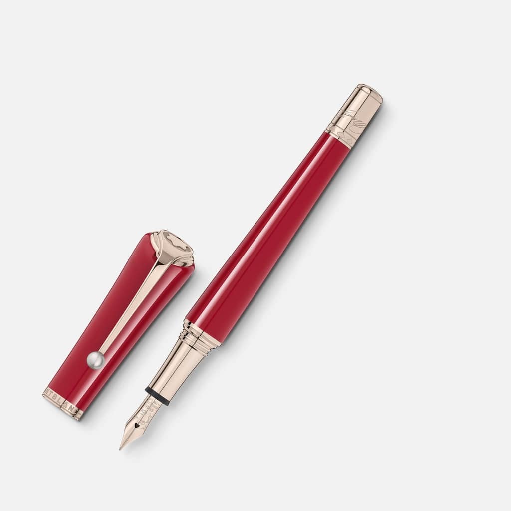Montblanc 132116 Muses Marilyn Monroe Special Edition Fountain Pen, Red