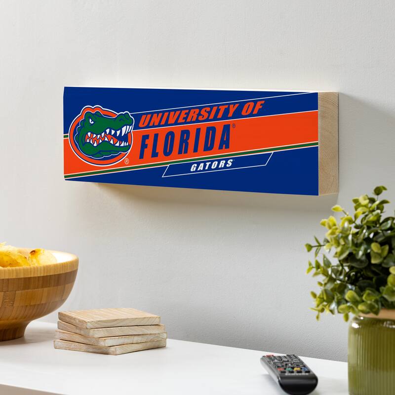 University of Florida Wooden Tabletop Mantel Shelf Sign