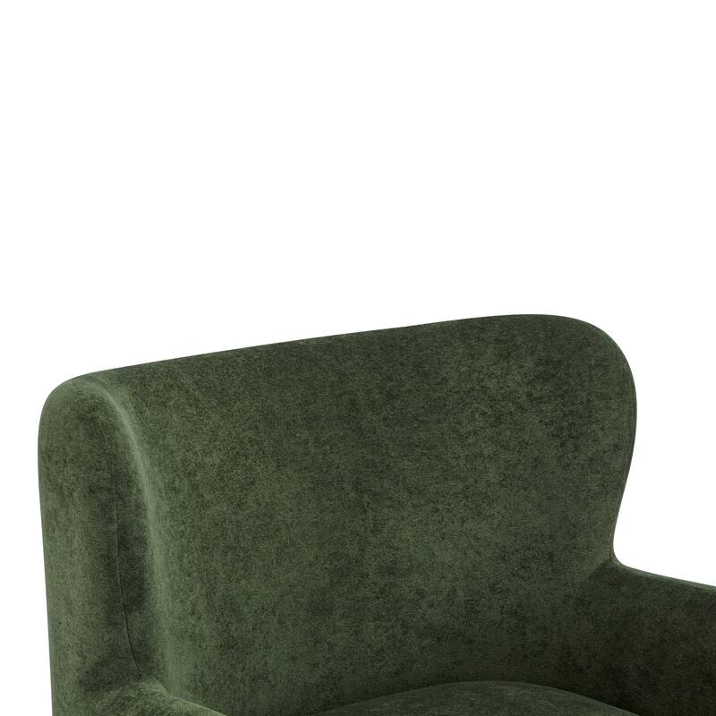 Bacho Fabric Wingback Accent Chair by Christopher Knight Home