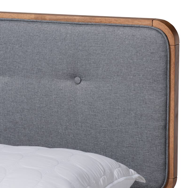 Natalia Mid-Century Modern Platform Bed