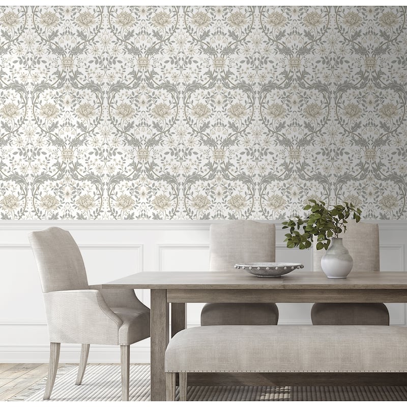 NextWall Honeysuckle Trail Peel and Stick Wallpaper