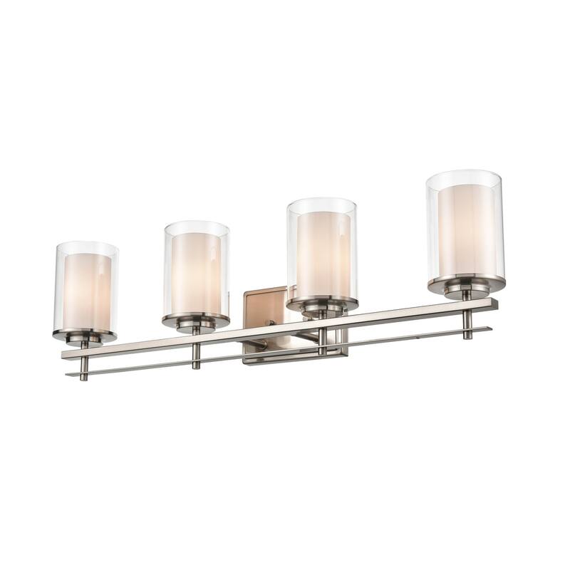 Millennium Lighting Huderson 4 Light Metal Bathroom Vanity Fixture in Multiple Finishes