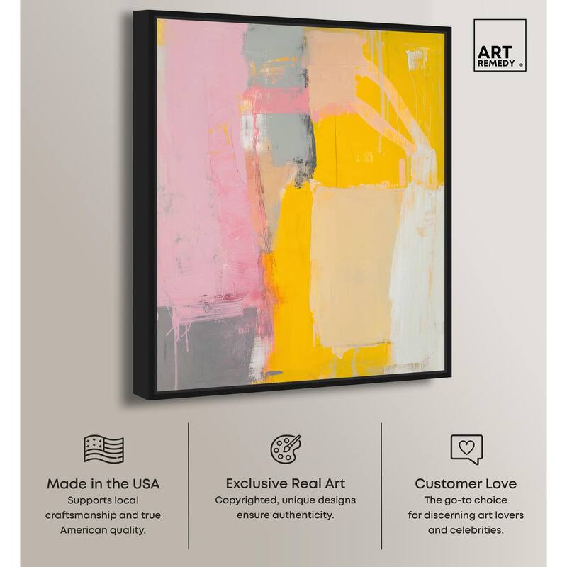 Tangerine Blush I Canvas by Art Remedy
