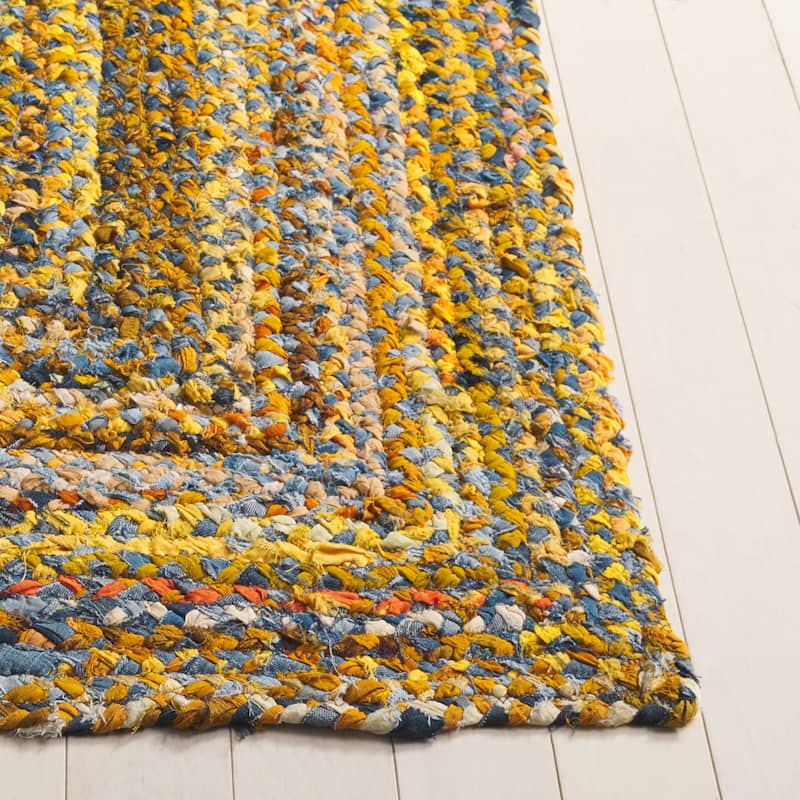 SAFAVIEH Georgine Handmade Nanny Braided Bohemian Cotton Rug