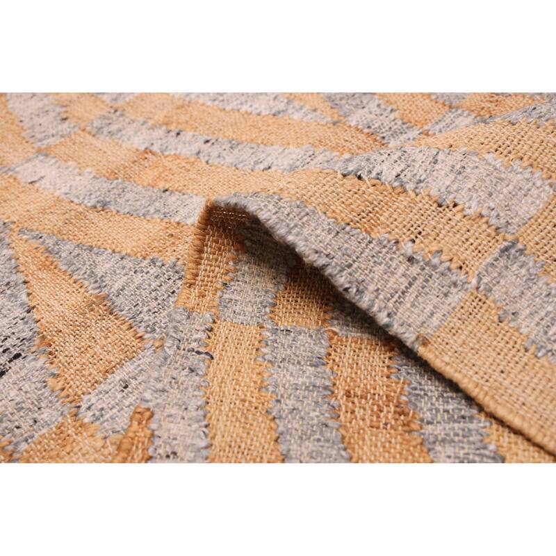 ECARPETGALLERY Flat-Weave Palas Denizli Tan Kilim - 5'5 x 7'7