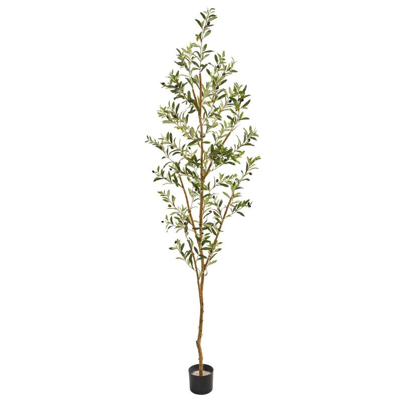 Artificial Olive Tree 82In - Indoor Outdoor Greenery Decor