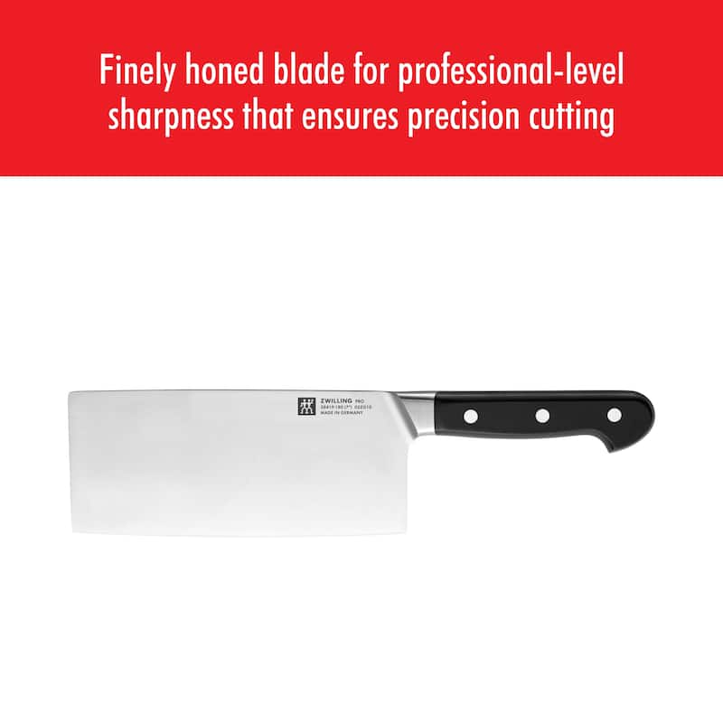 ZWILLING Pro 7-inch Chinese Chef's Knife Vegetable Cleaver