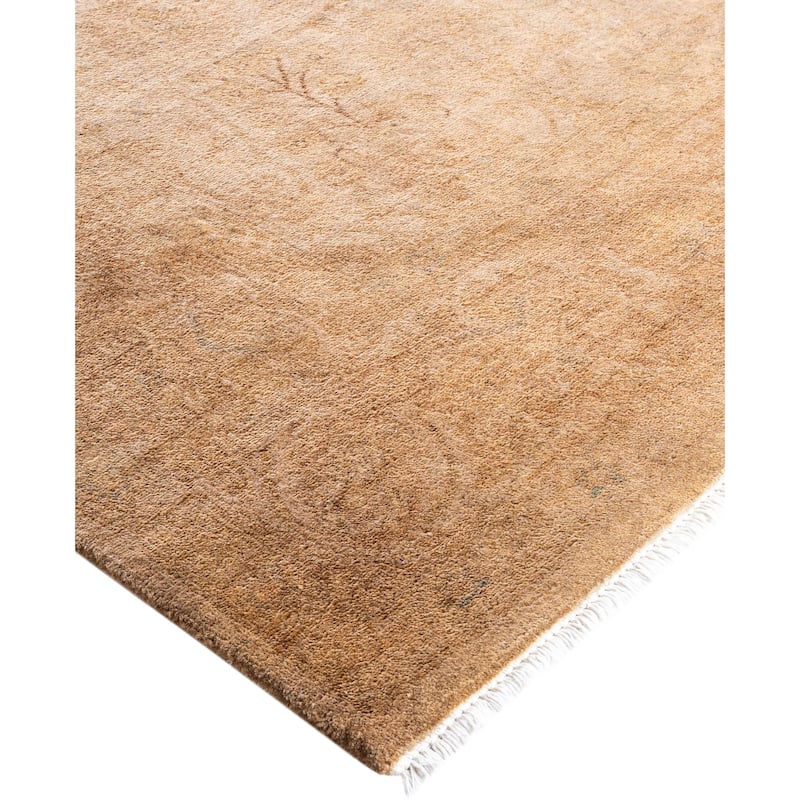 Overdyed One-of-a-Kind Hand-Knotted Area Rug - Beige - 6' 0" x 8' 9"