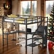 preview thumbnail 2 of 16, Full Size High Loft Bed with L-shaped Desk and USB, with Wardrobe and Adjustable Shelf, with LED for Kids Teens Adults,Black