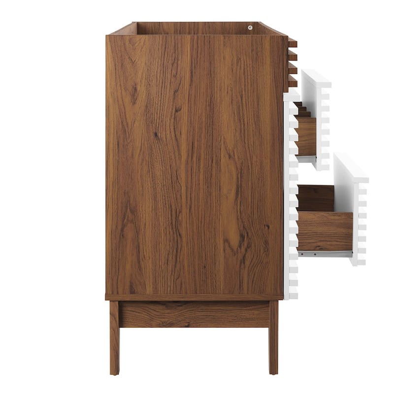 Render 48" Single Sink Compatible (Not Included) Bathroom Vanity Cabinet