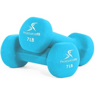 10lb Neoprene Coated Dumbbell Set For Men & Women - No Roll Design, Navy Blue, Pair Of Hand Weights