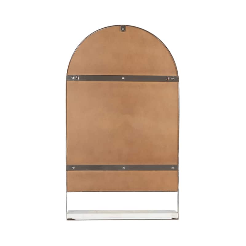 Kate and Laurel Chadwin Wall Mirror with Shelf
