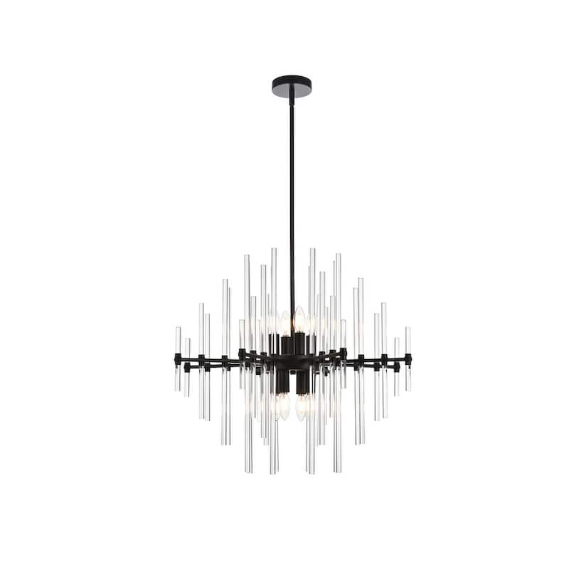 Samuel 27 inch Crystal Rod Pendant - N/A