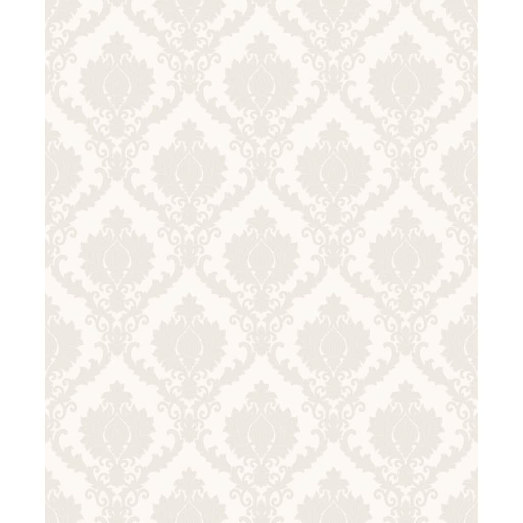 Galerie Wallcoverings Italian Classics 4 Collection Embossed Italian Damask Vinyl on Non-woven Matte Wallpaper Roll