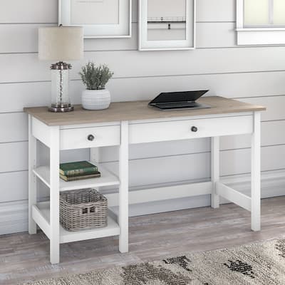 Mayfield 54W Computer Desk with Shelves by Bush Furniture