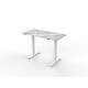 preview thumbnail 11 of 30, Carlos Modern 47-inch Metal Electric-Powered Adjustable Standing Desk by Furniture of America Faux Marble