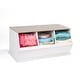 preview thumbnail 22 of 28, Taylor & Olive Lantana Three Bin Stackable Storage Cubby