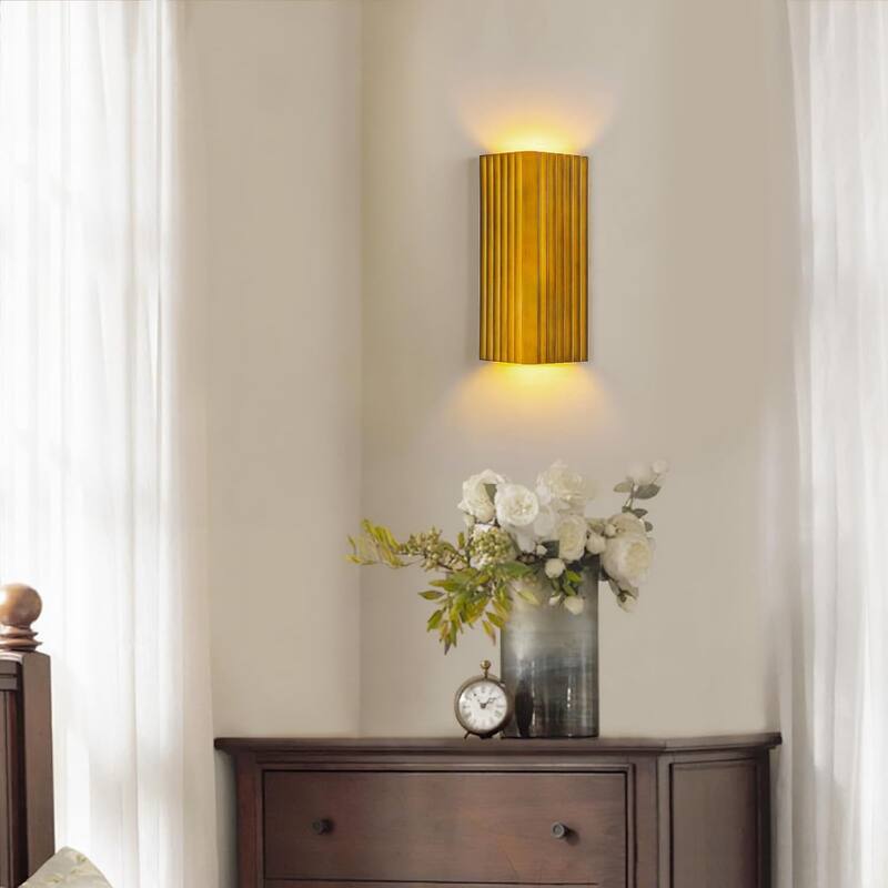 Led mount light brown wall lights metal corridor light