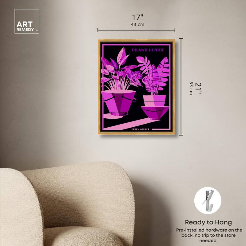 Plant Lover Canvas by Art Remedy