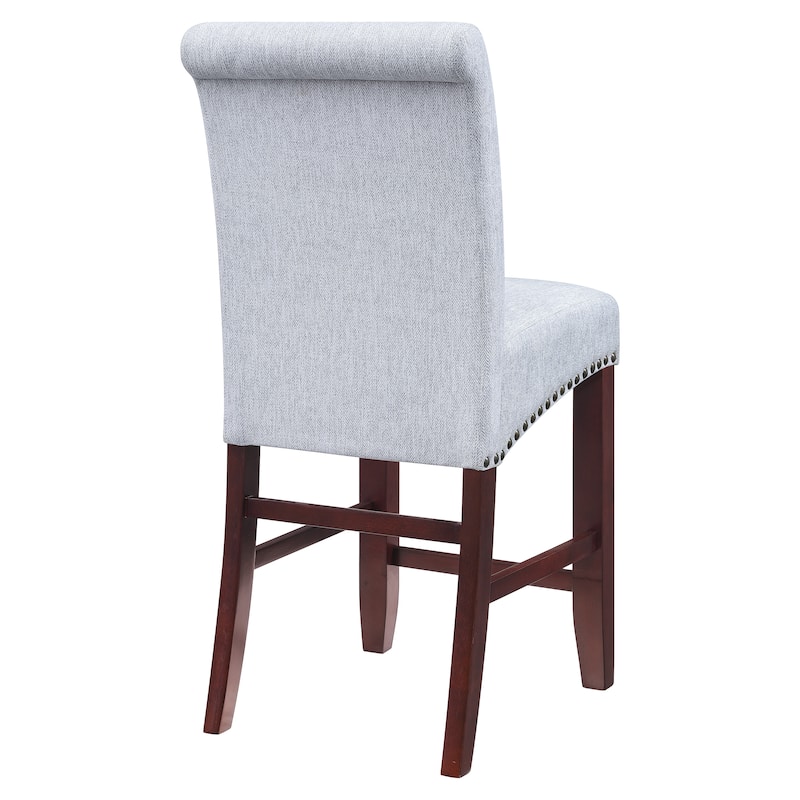 24" Parsons Barstool with Nailheads