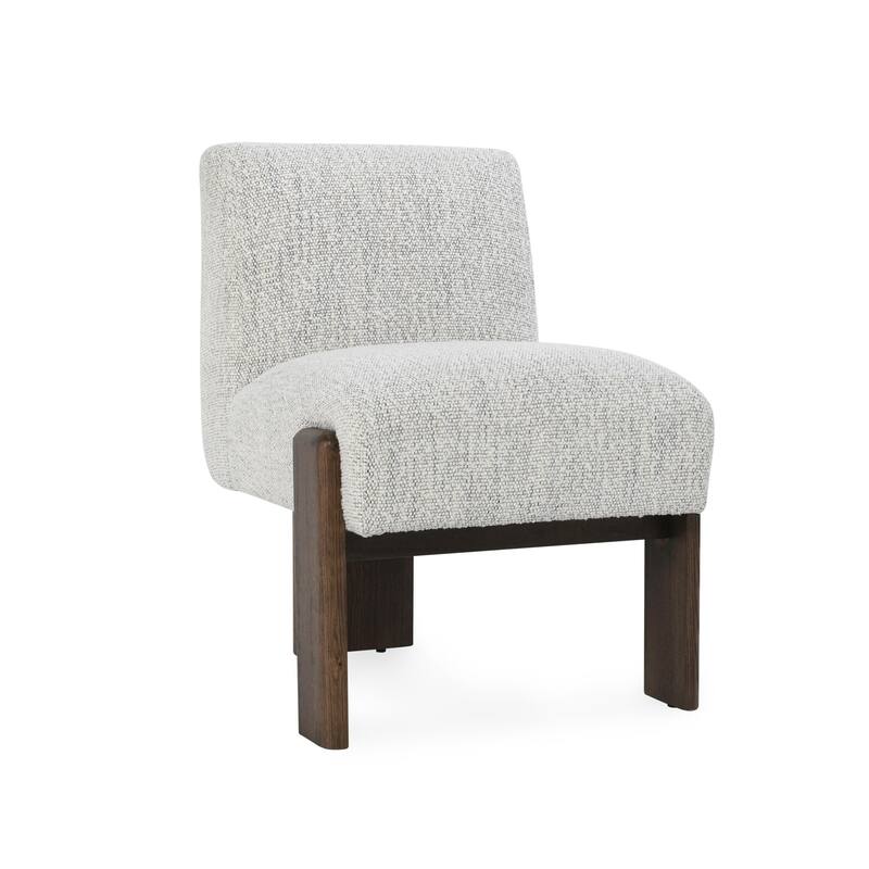 Classic Home Chelsea Upholstered Dining Chair in Ivory