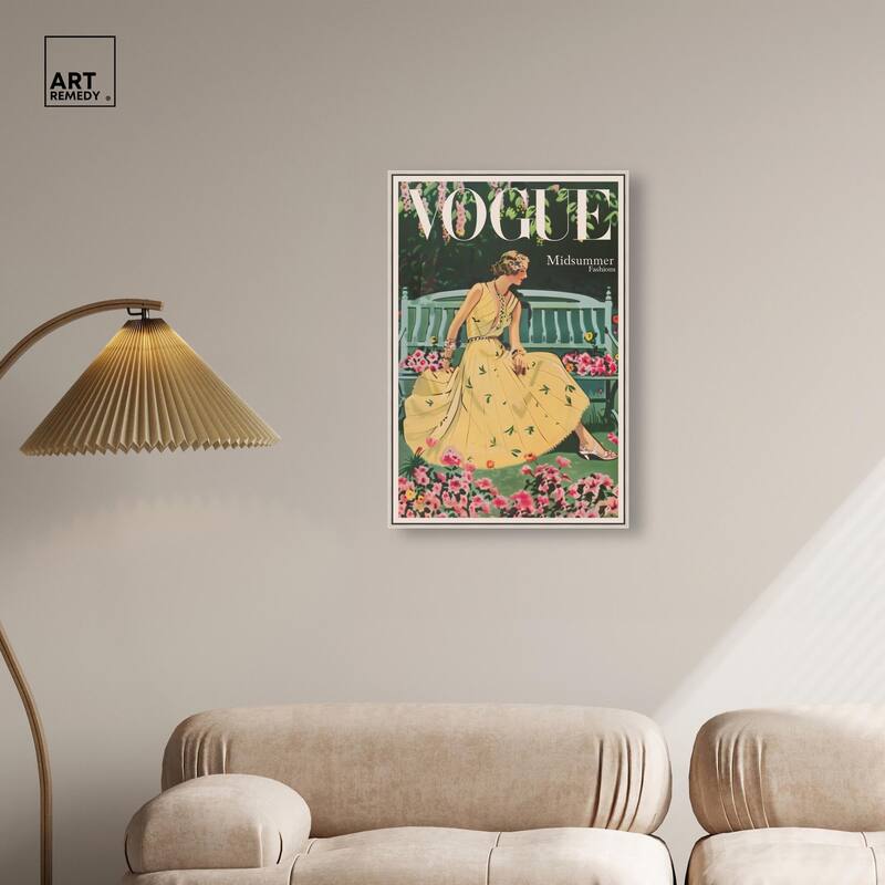 Midsummer Fashion Cover Canvas by Art Remedy