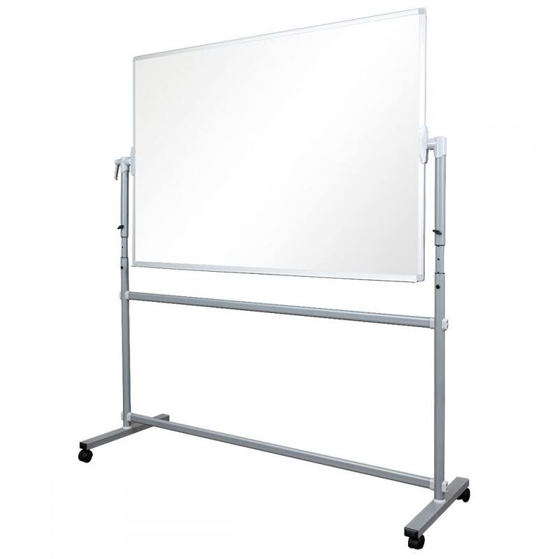 Luxor MB6040WW Reversible Magnetic Mobile Whiteboard