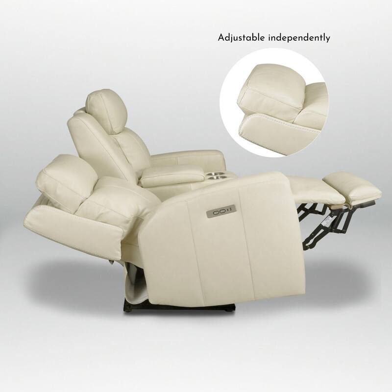 71.5'' Leather Zero Gravity Power Recliner Loveseat Sofa with Power Headrest, USB&USB-C Port