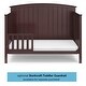 preview thumbnail 19 of 26, Storkcraft Steveston 4-in-1 Convertible Crib - Converts to Toddler Bed, Daybed, and Full-Size Bed, 3 Adjustable Mattress Heights
