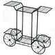 preview thumbnail 11 of 9, Gymax 6-Tier Garden Cart Stand Flower Rack Display Decor Flower Pot