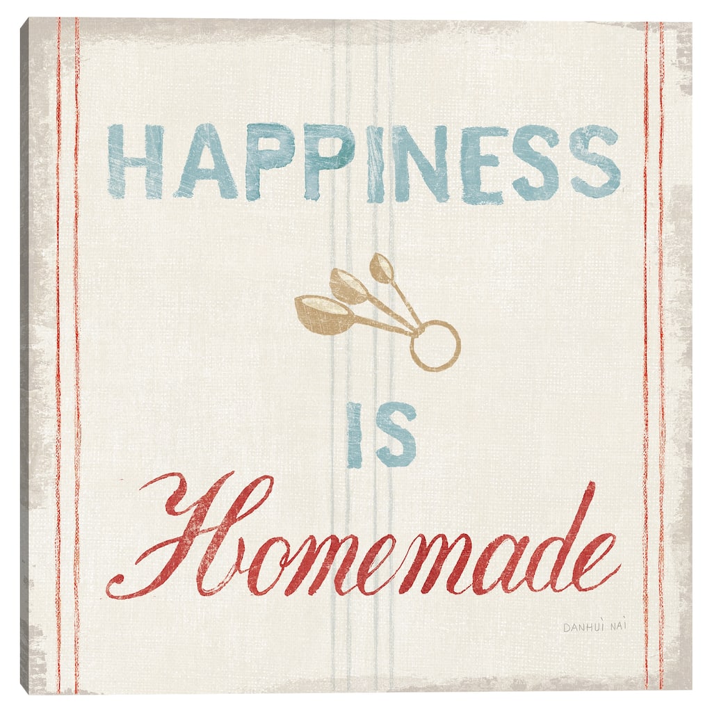 Floursack Kitchen VIII Bold Canvas Art Print