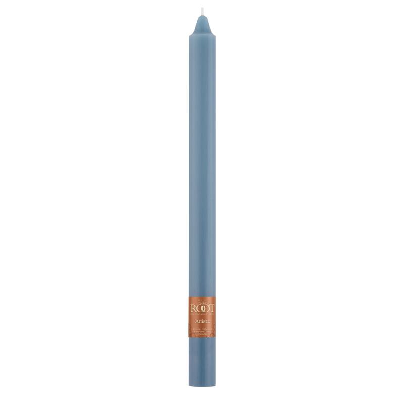 Root 12 inch Unscented Smooth Arista Taper Candles box of 12