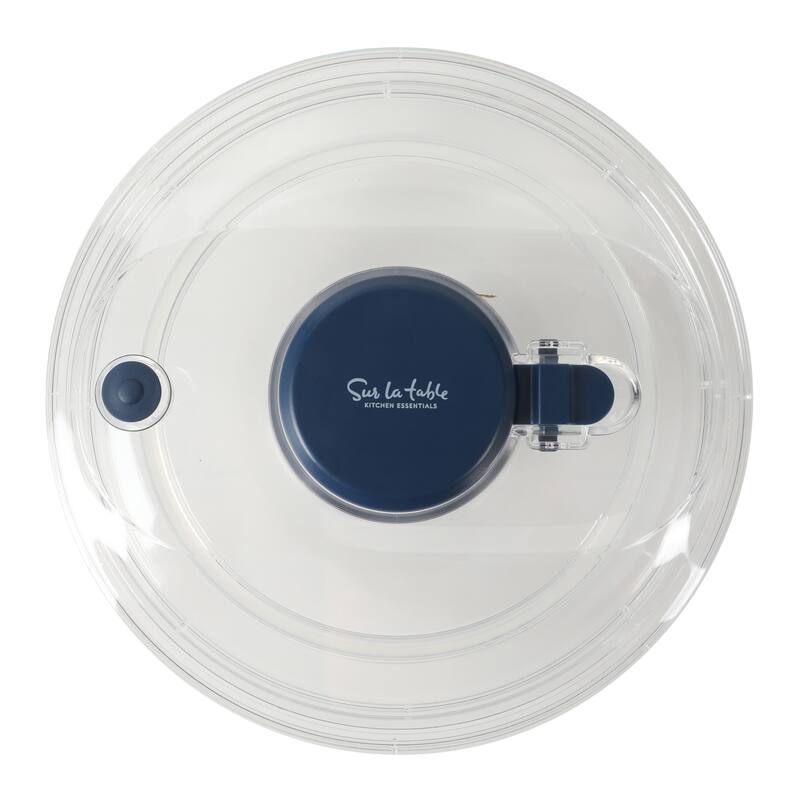 Sur La Table Kitchen Essential 6.3 Qt Salad Spinner, Fruit Wahser, Fruit Washing Bowl with Strainer, Vegertable Cleaner