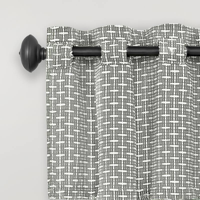 Achim Bedford Window Curtain Valance - 58" x 13" - 58" x 13"
