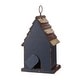 preview thumbnail 13 of 15, Glitzhome 9"H Spring Patriotic Solid Wooden Rustic Birdhouse