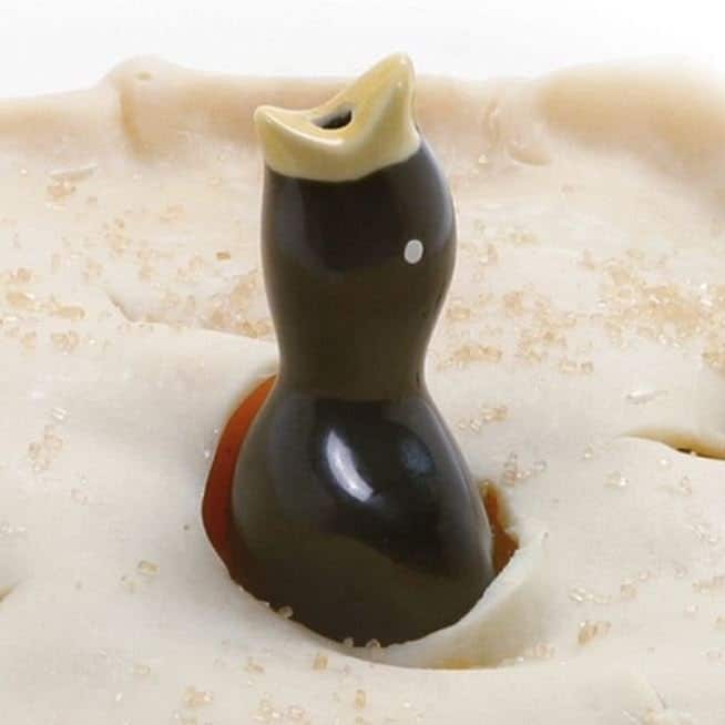 Norpro Oven-Safe Ceramic Pie Bird - Double Crusted Pie Crust Baking Steam Vent