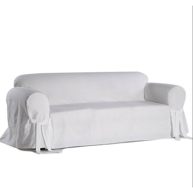 Classic Slipcovers Machine-Washable Cotton Duck Sofa Slipcover