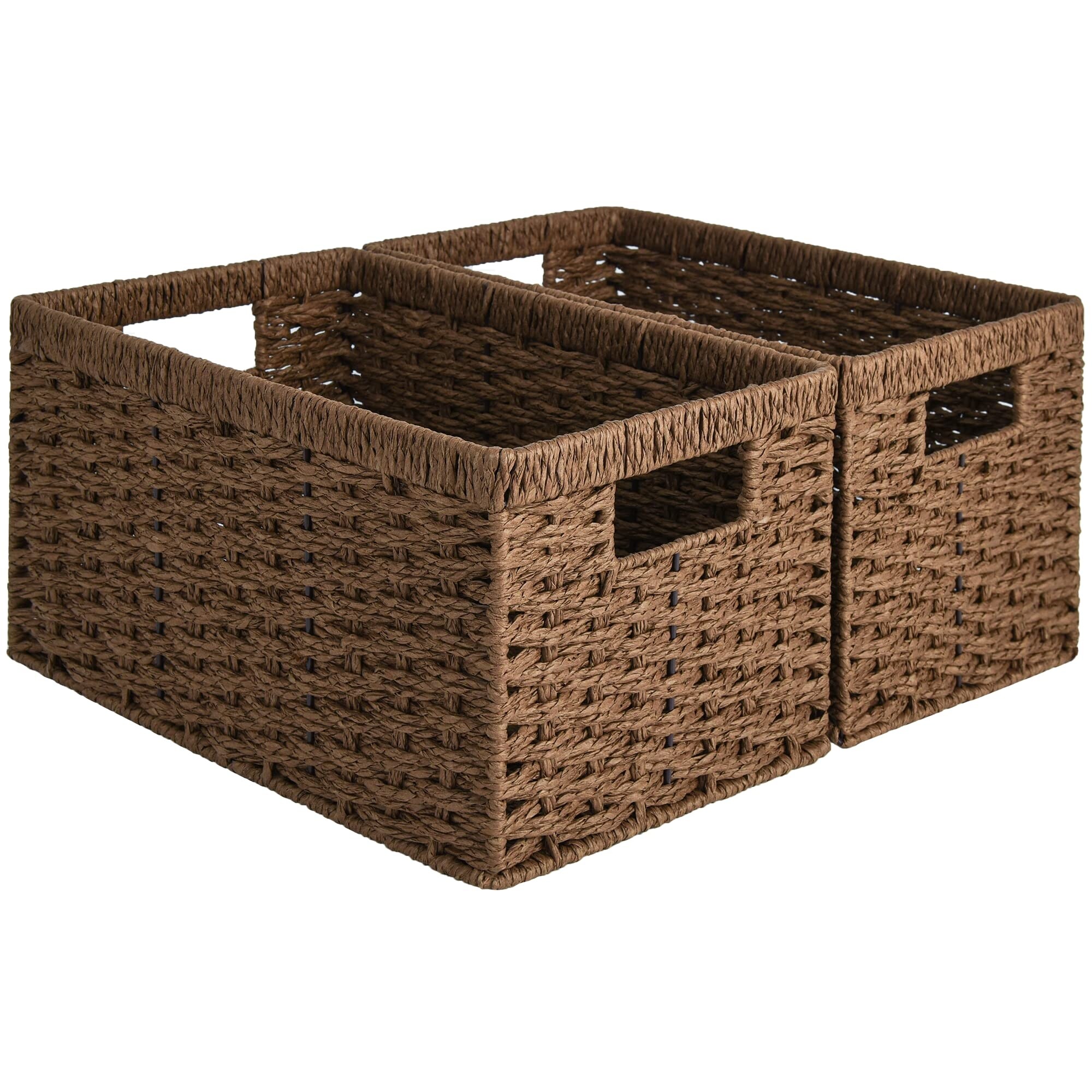 Paper rope online storage baskets