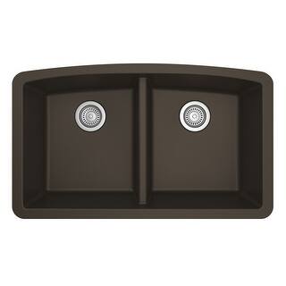 Karran Undermount Quartz Double Bowl Kitchen Sink
