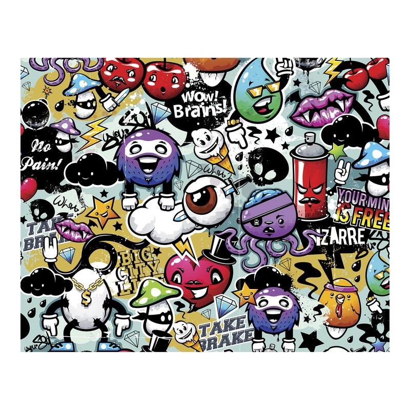 Graffiti Monster Wall Mural