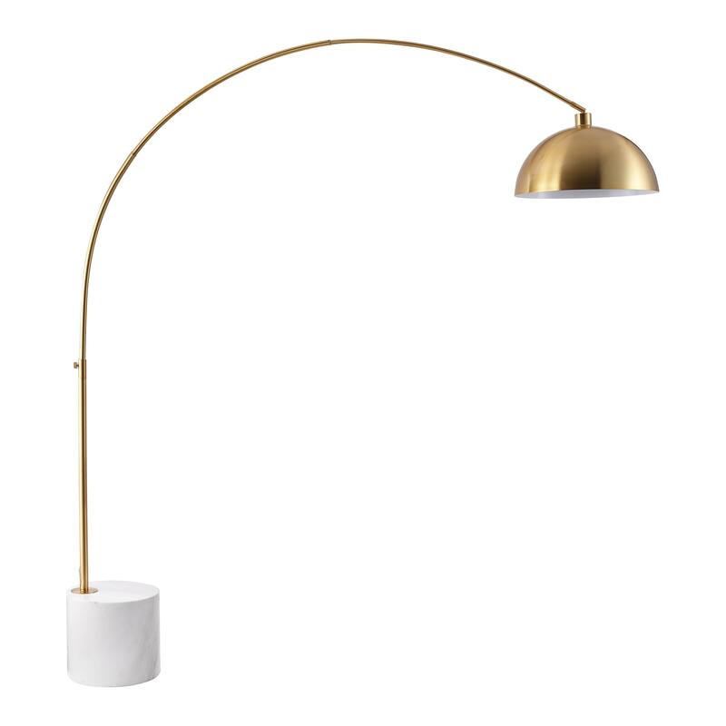 SAFAVIEH Couture Rosabellina 80-inch Marble Floor Lamp - 65"W x 14"D x 80"H