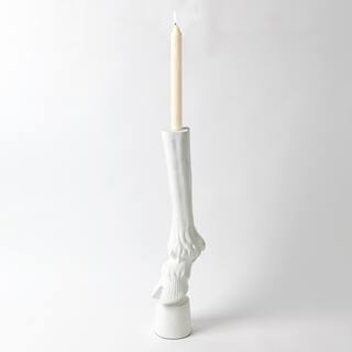 Buffalo Leg Sculpture - 4"L x 6.75"W x 21"H