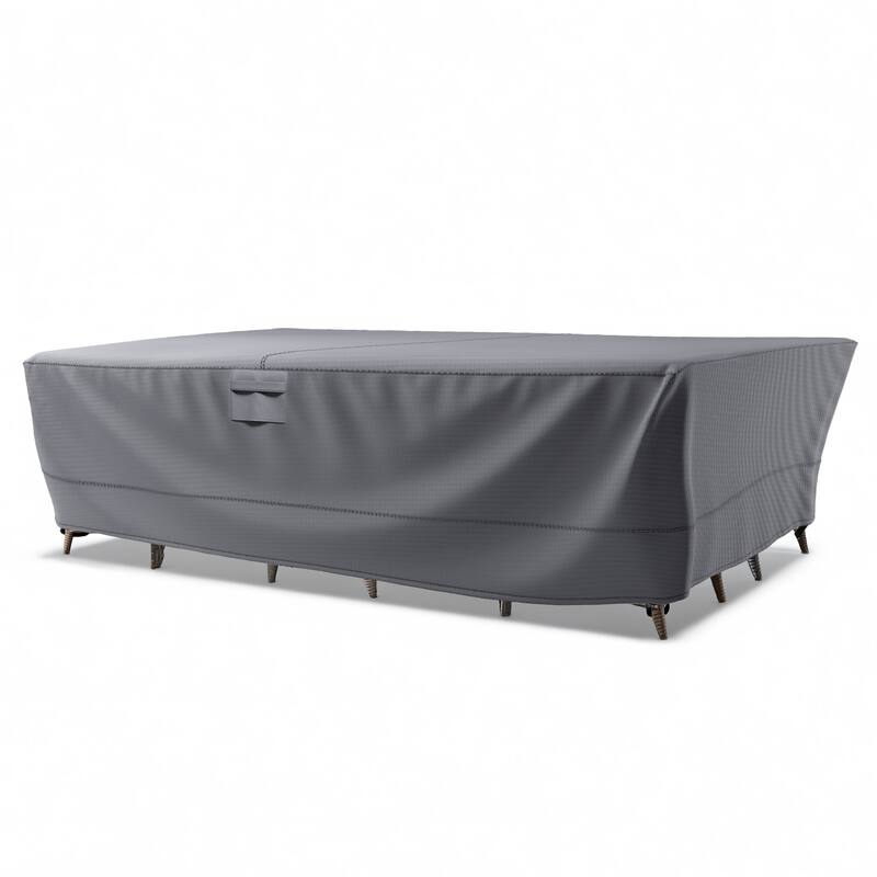 Meyreso Waterproof Heavy Duty Patio Furniture Cover, 600D Oxford, Breathable & Windproof