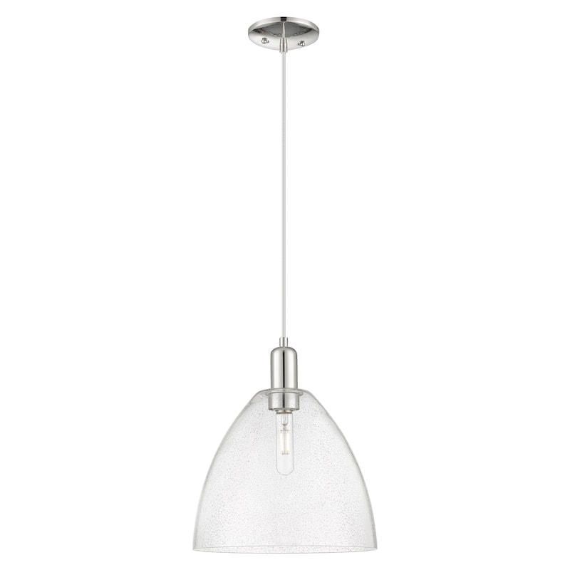 Innovations Lighting Endless Possibilities Arcadia - Bristol - 1 Light 12" Cord Hung Mini Pendant - Polished Nickel/Seedy