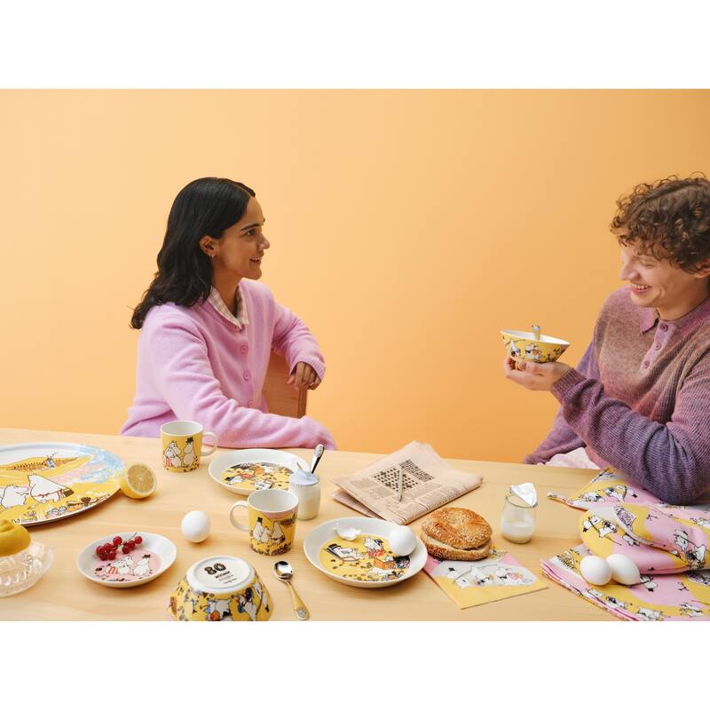 Moomin Kitchen Towel 20x27.5in Family Time GOTS