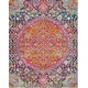 preview thumbnail 11 of 11, Livabliss Roanoke Pink & Purple Medallion Runner Rug - 2' 7" x 7' 3"