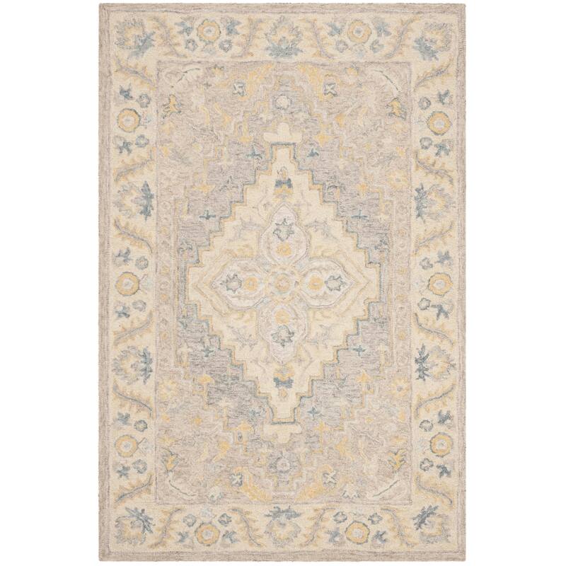 SAFAVIEH Handmade Micro-Loop Ludivine Wool Rug