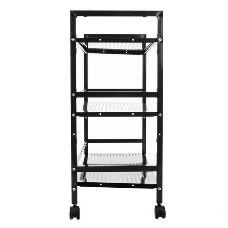 Widen 3 Tiers Multi-functional Storage Cart - Black