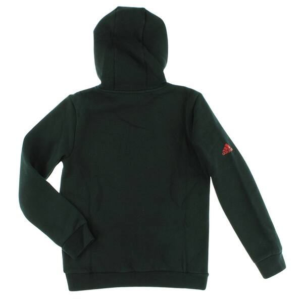 Shop Adidas Boys D Rose Logo Hoodie Black Black Red Overstock 22694196